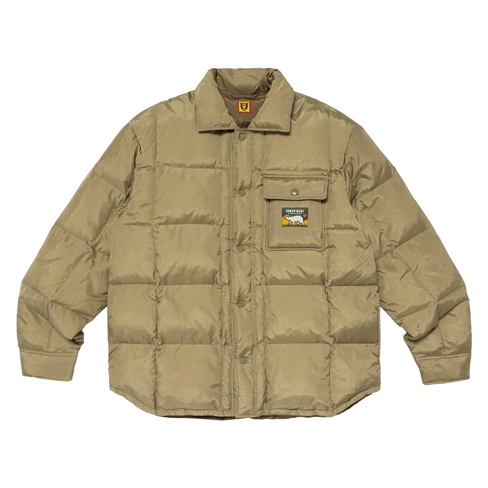 ジャケット・アウター HUMAN MADE Military Shirt \"Olive Drab\" Human Made Military Motorcycle Jacket - Olive Drab | Garmentory