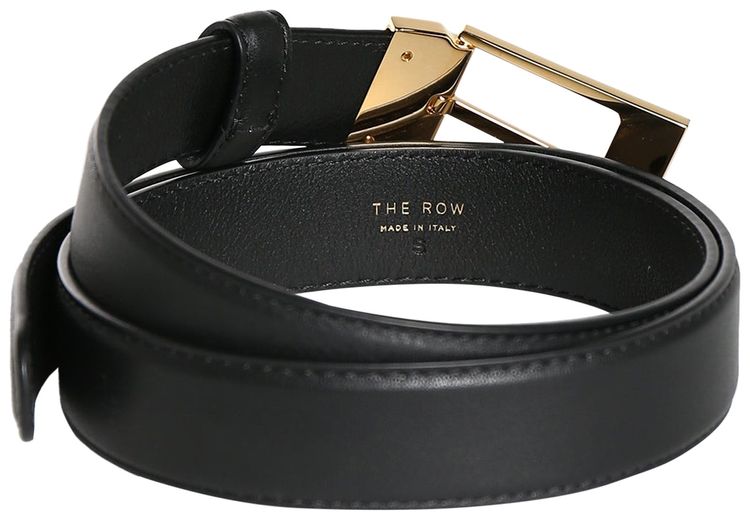 The Row Jewel Belt Black