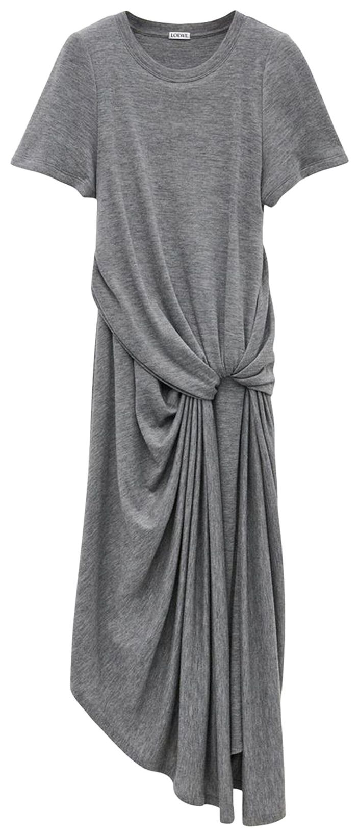 Loewe Draped Dress Anthracite
