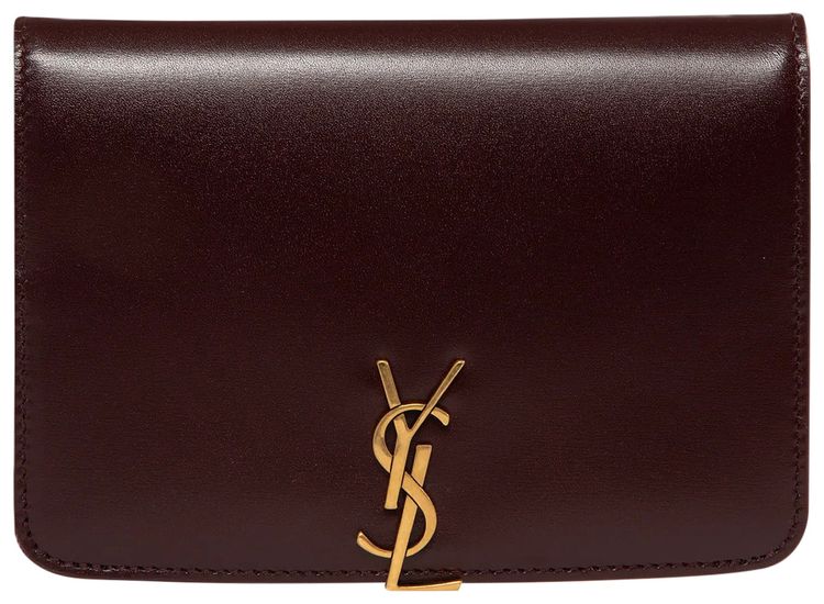 Saint Laurent Passport Case Hot Wine