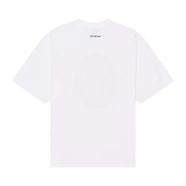 Off White Fresco Oval Skate Short Sleeve Tee WhiteBlack