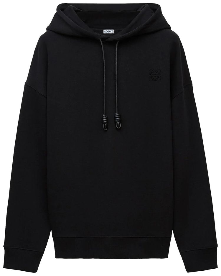 Loewe Relaxed Fit Hoodie Black