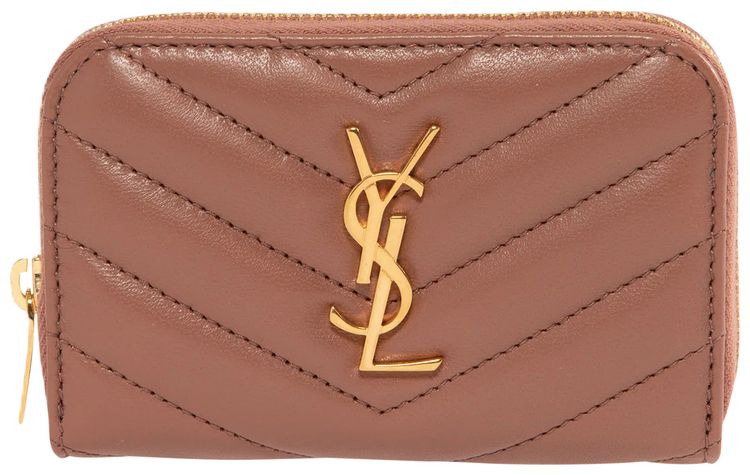 Saint Laurent Cassandre Wallet Coral Paradise