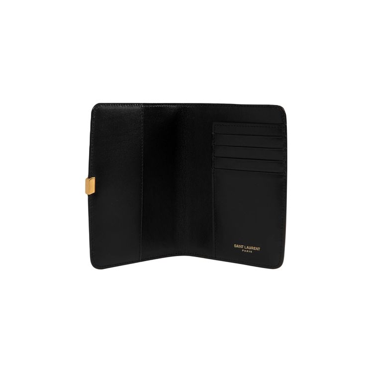 Saint Laurent Passport Case Black
