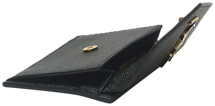 Saint Laurent Uptown Flap Card Case Black
