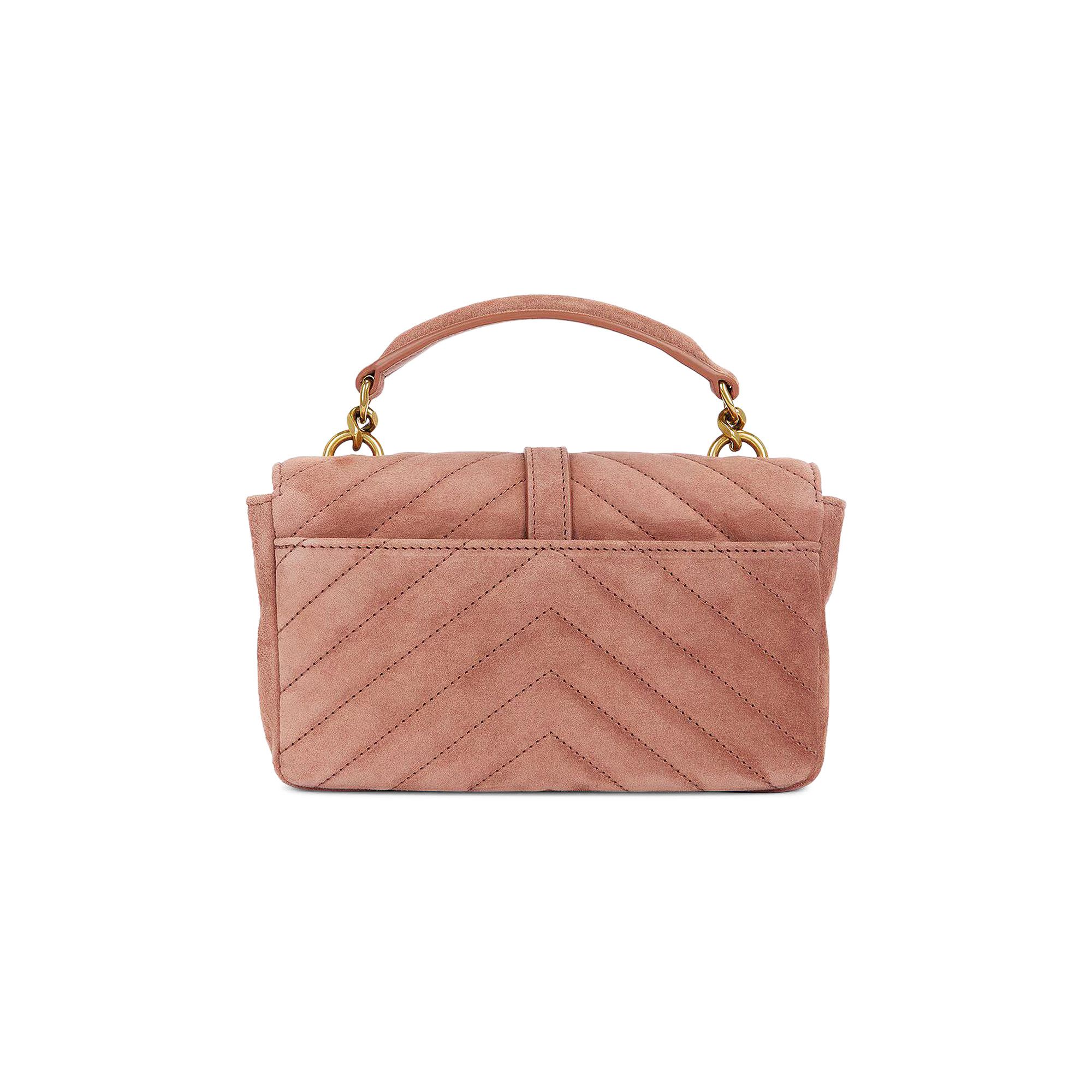 Buy Saint Laurent Mini College Chain Bag 'Barely Pink' - 779430