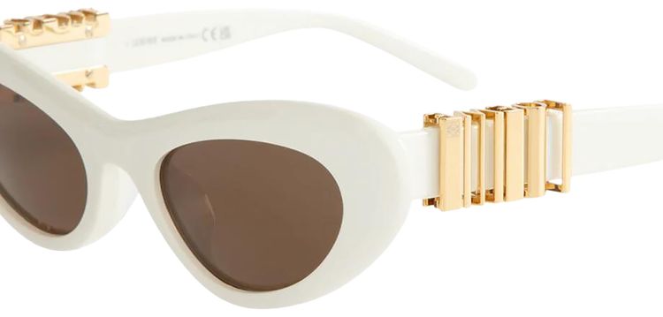 Loewe Slim Sunglasses Shiny IvoryBrown
