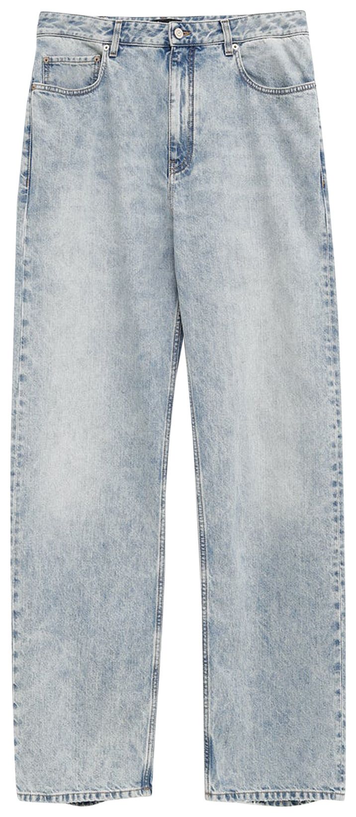 Balenciaga Straight Leg Jeans Blue