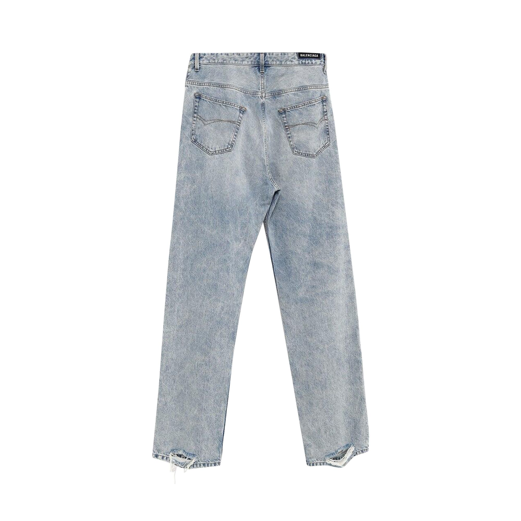 ［大人気！］BALENCIAGA Denim Jeans 810786TRW556185 Buy Balenciaga Straight-Leg Jeans 'Blue' - 810786 TRW55 6185