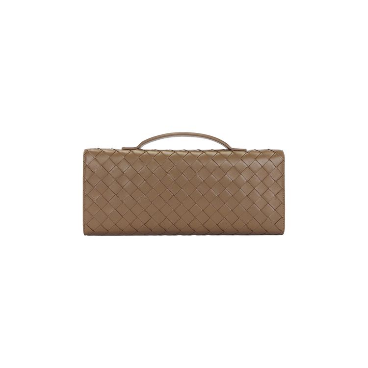 Bottega Veneta Andiamo Long Clutch PineconeBrass