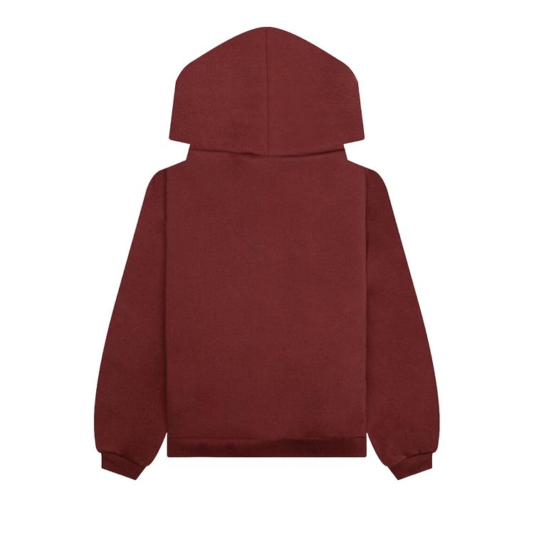 Fear of God Essentials Kids Fleece Hoodie Crimson