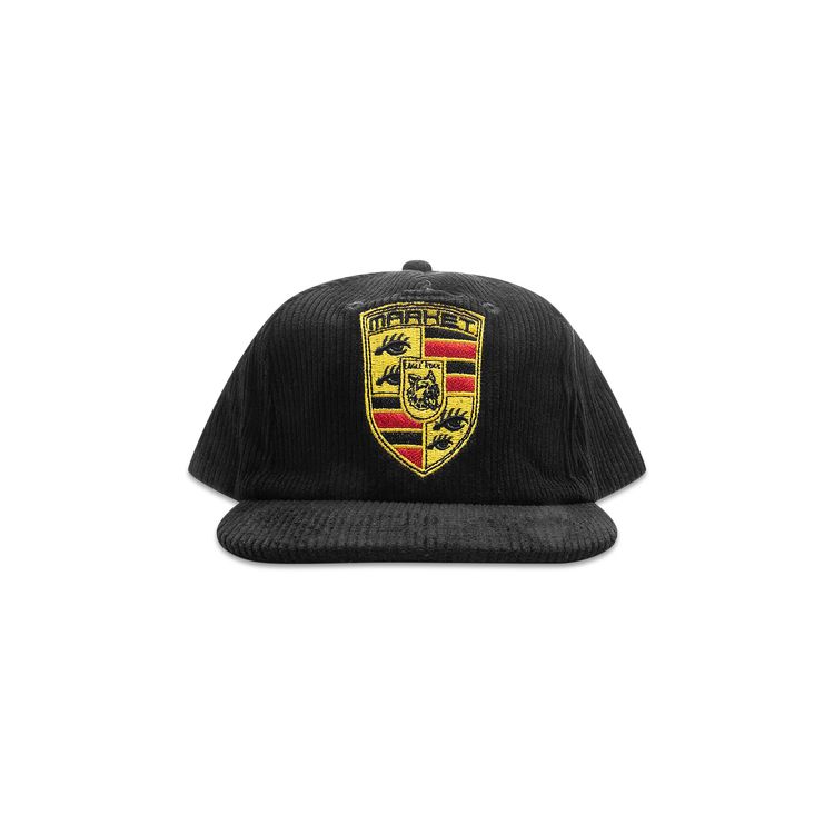 Market Ultimate 5 Panel Snapback Washed Black
