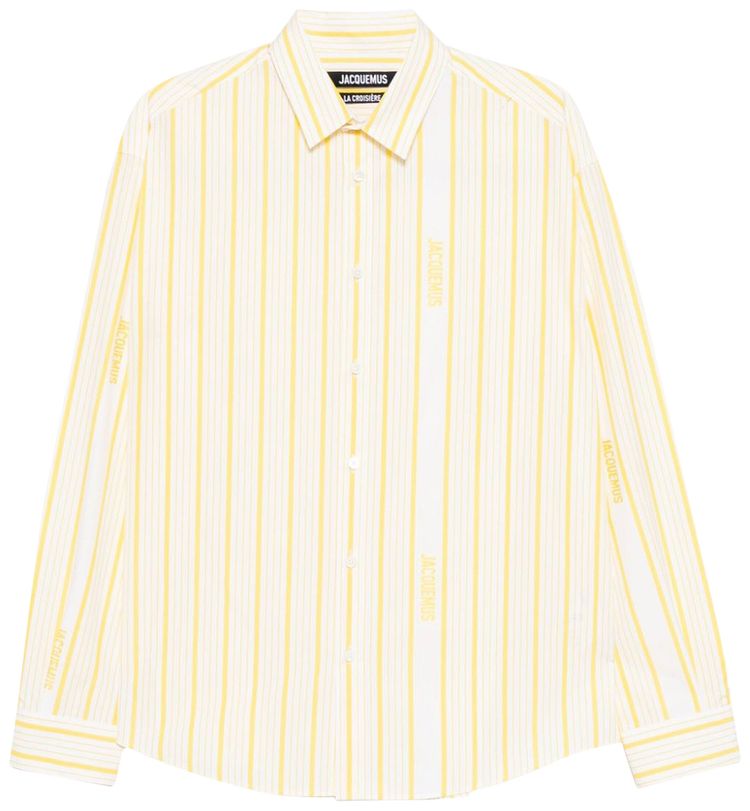 Jacquemus La Chemise Simon YellowWhite