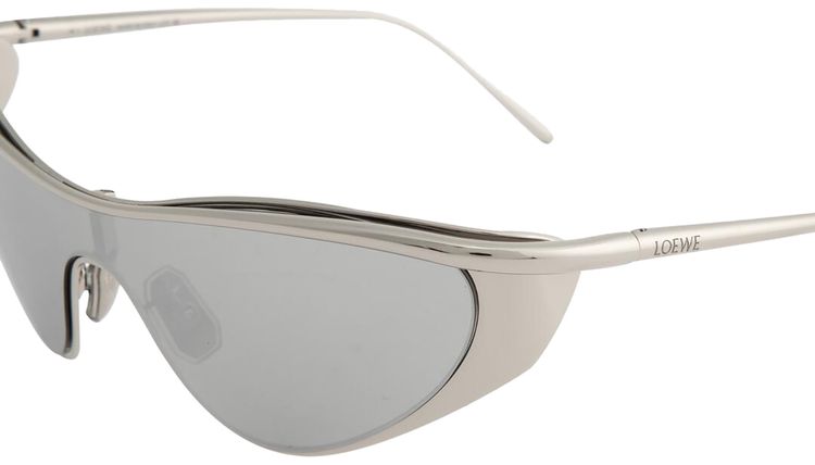 Loewe Signature Sunglasses Shiny PalladiumSmoke