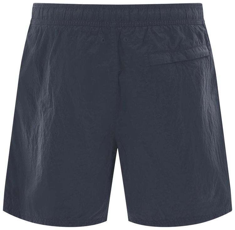 Stone Island Compass Patch Swim Shorts Navy Blue