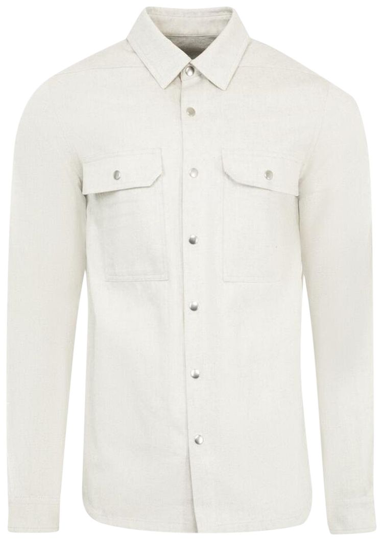 Rick Owens Flap Pocket Shirt Jacket Dinge