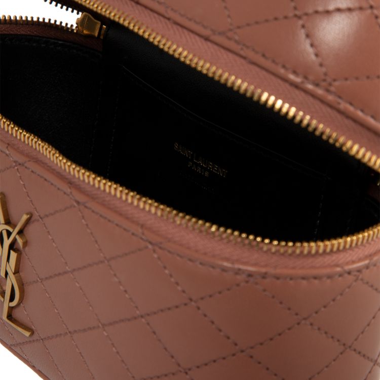 Saint Laurent Mini Gaby Vanity Bag Barely Pink