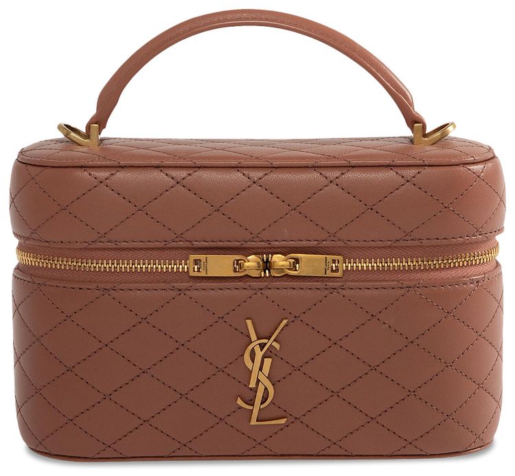 Saint Laurent Mini Gaby Vanity Bag Barely Pink