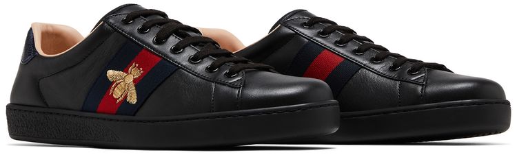 Gucci Ace Embroidered Black Bee