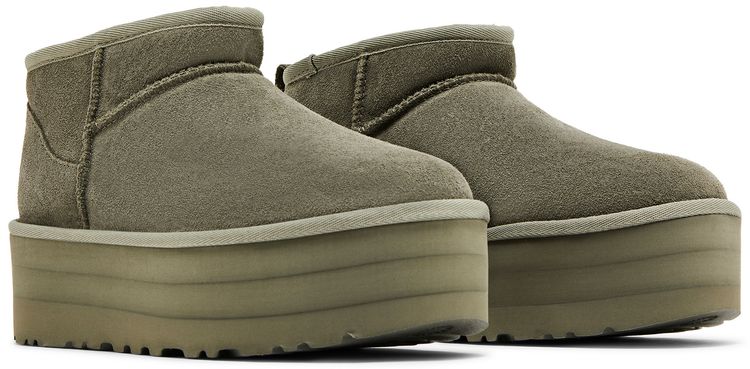 UGG Wmns Classic Ultra Mini Platform Boot Moss Green