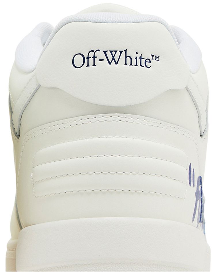 Off White Out of Office Low For Walking   White Blue White Sole