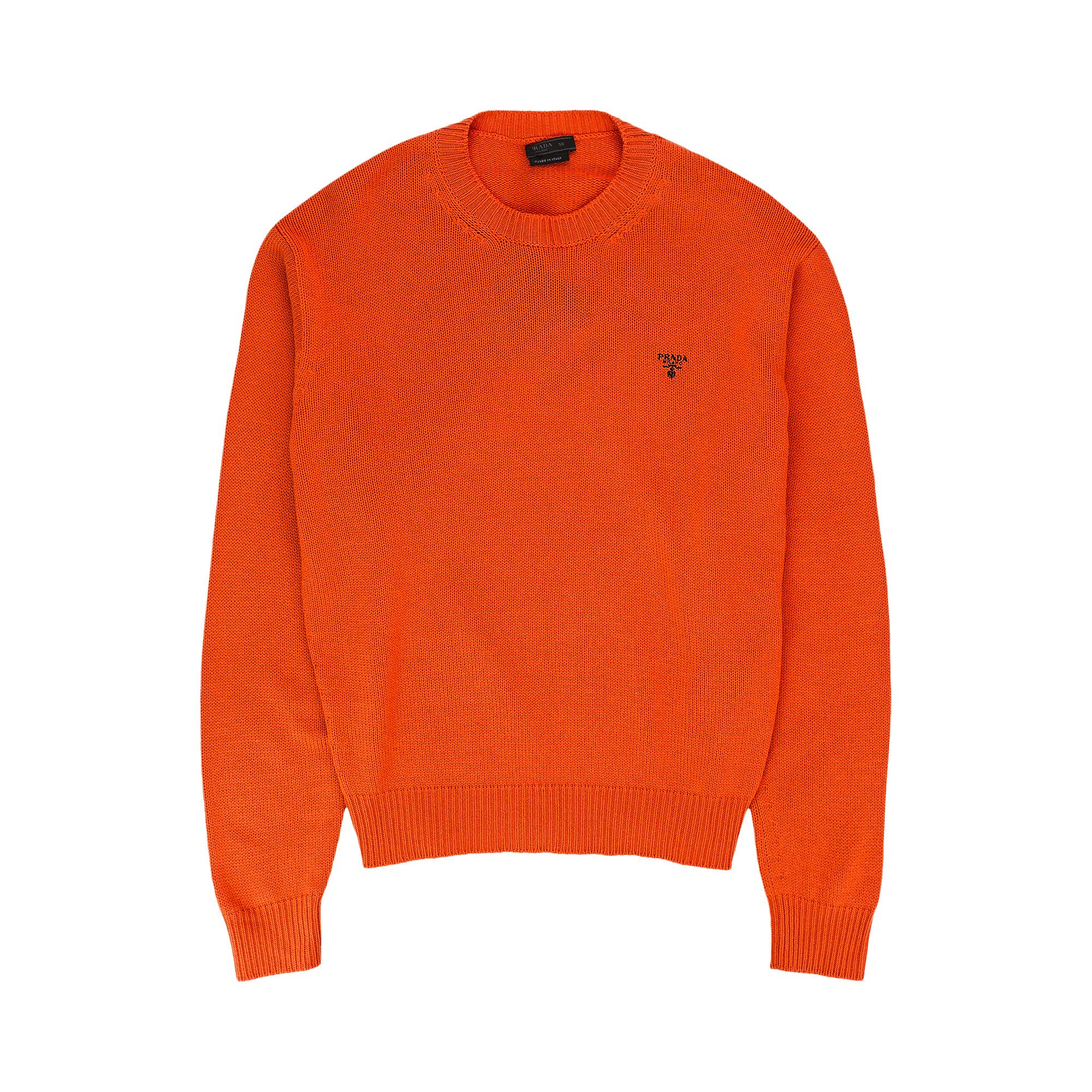 Buy Prada Cashmere Sweater 'Orange' - UMB354 ORAN | GOAT