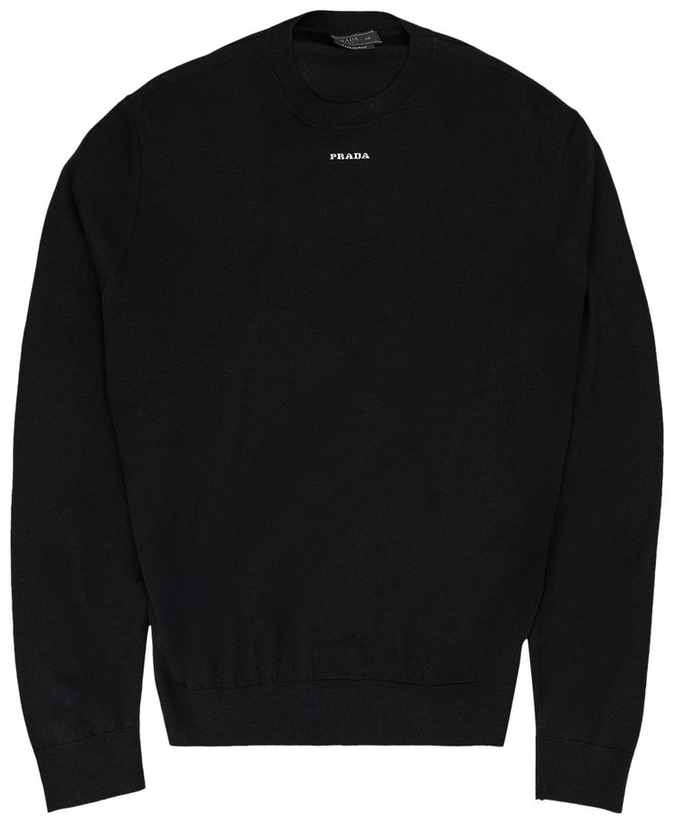 Prada Superfine Wool Sweater Black