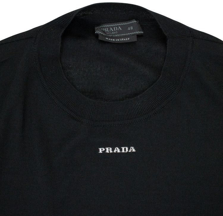 Prada Superfine Wool Sweater Black