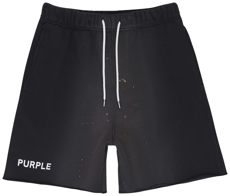 PURPLE BRAND HWT Fleece Short Black