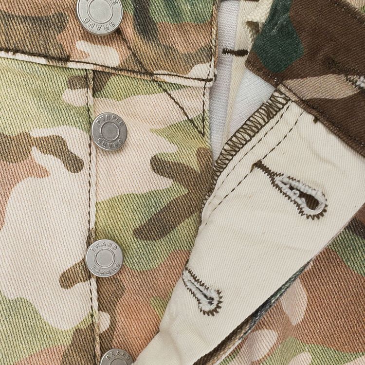 PURPLE BRAND Twill Cargo Pant Multi Camo