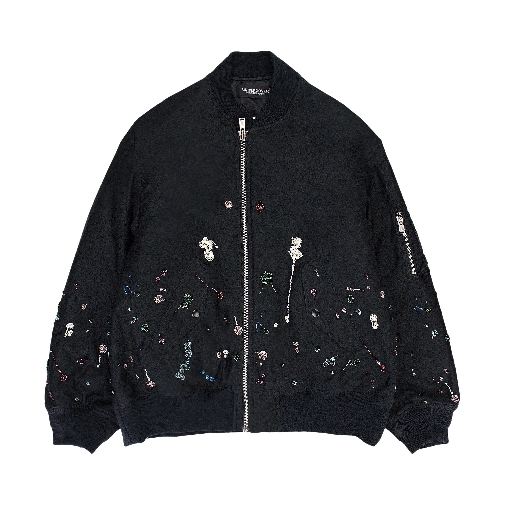 Buy Undercover MA-1 Jacket 'Black' - UC2C4205 1 BLAC | GOAT