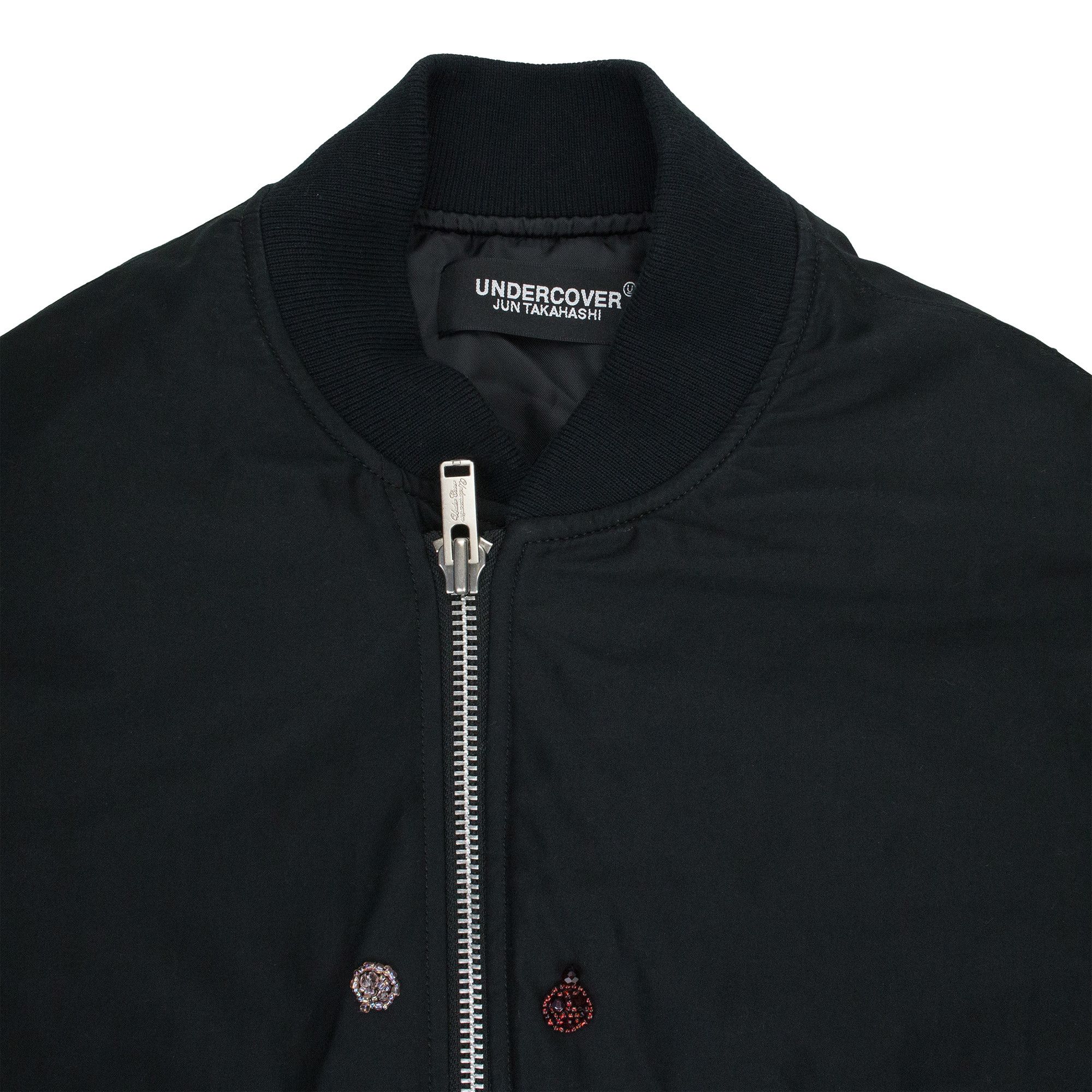 UNDERCOVER MA-1ジャケット ブラック UNDERCOVER MA-1ジャケット ブラック Freedom Noise Gu X Undercover