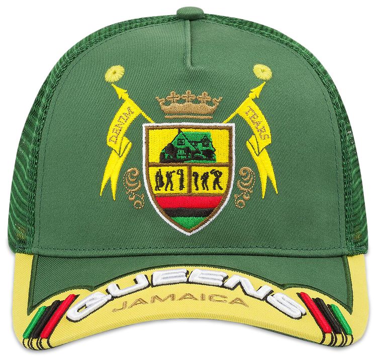 Denim Tears Jamaica Queens Jazz Hat Green