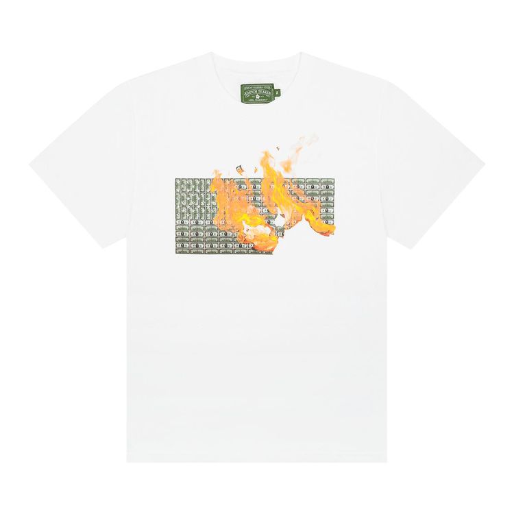 Denim Tears Burn It All Tee White