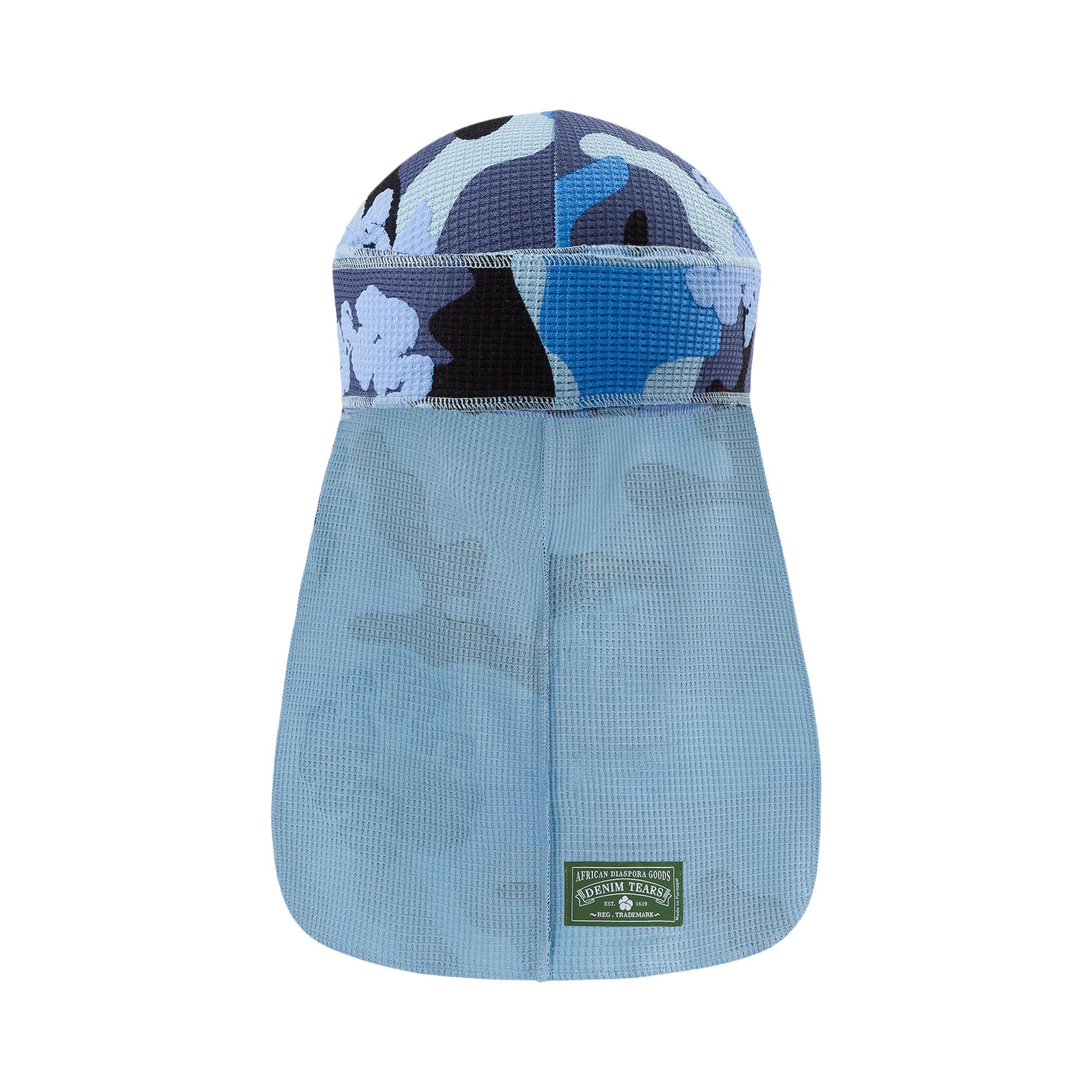 Buy Denim Tears Wreath Durag 'Blue Camo' - FW24ADR0012 | GOAT