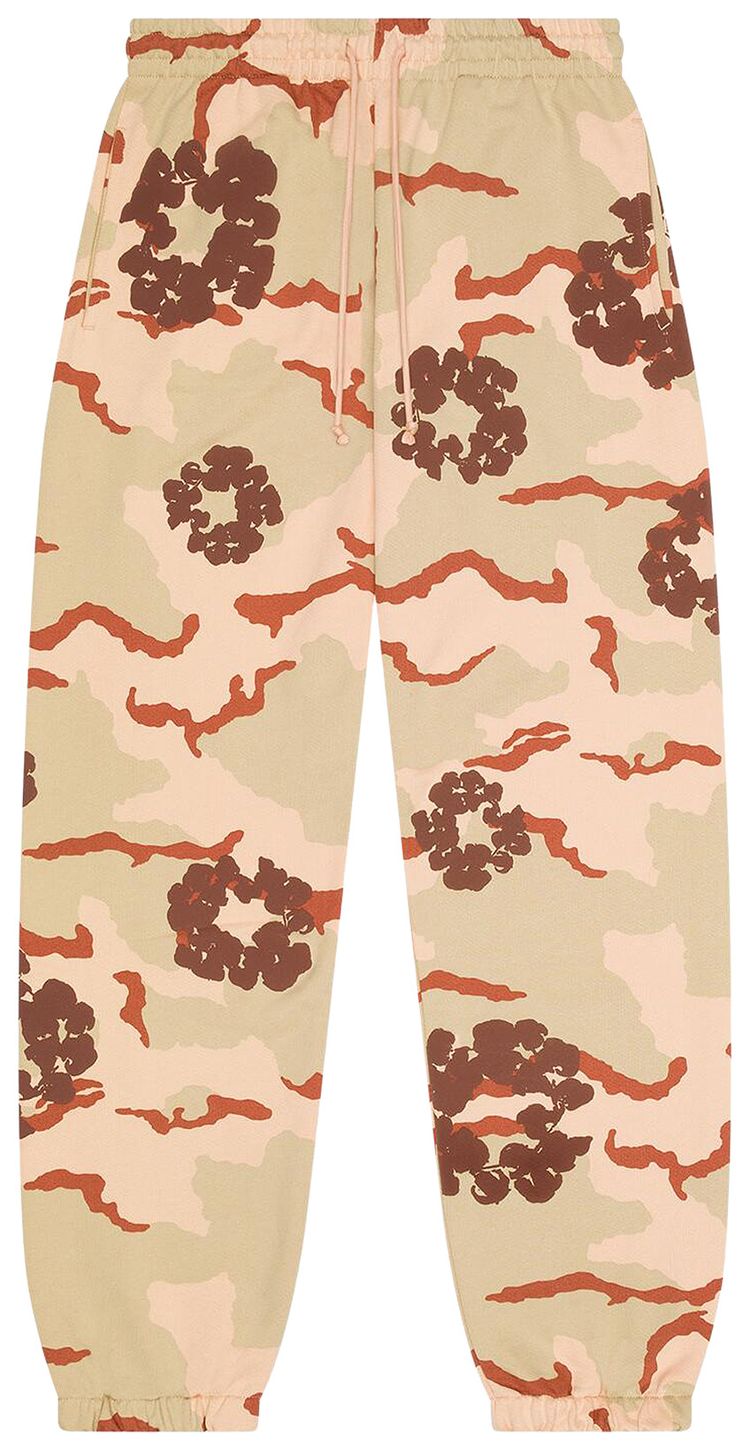 Denim Tears Wreath Sweatpant Tan Camo