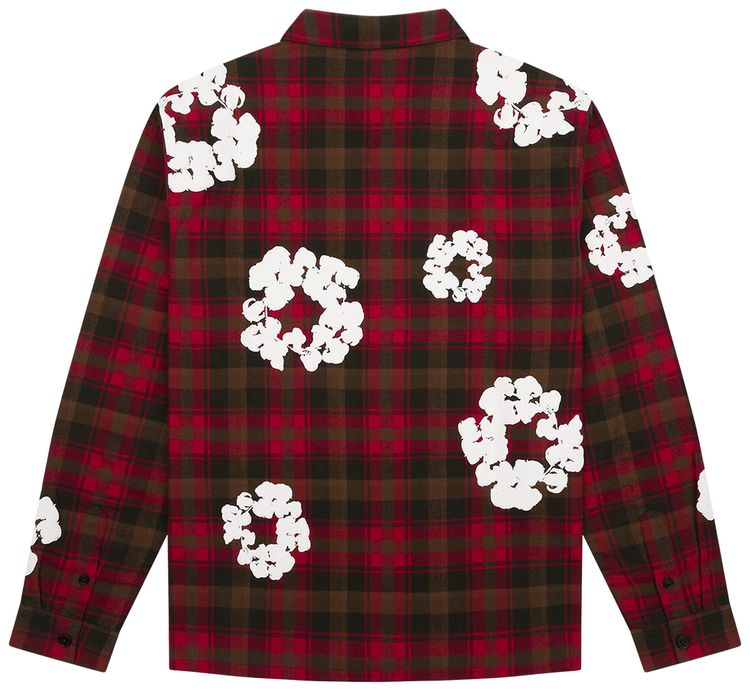 Denim Tears Wreath Pajama Shirt Red