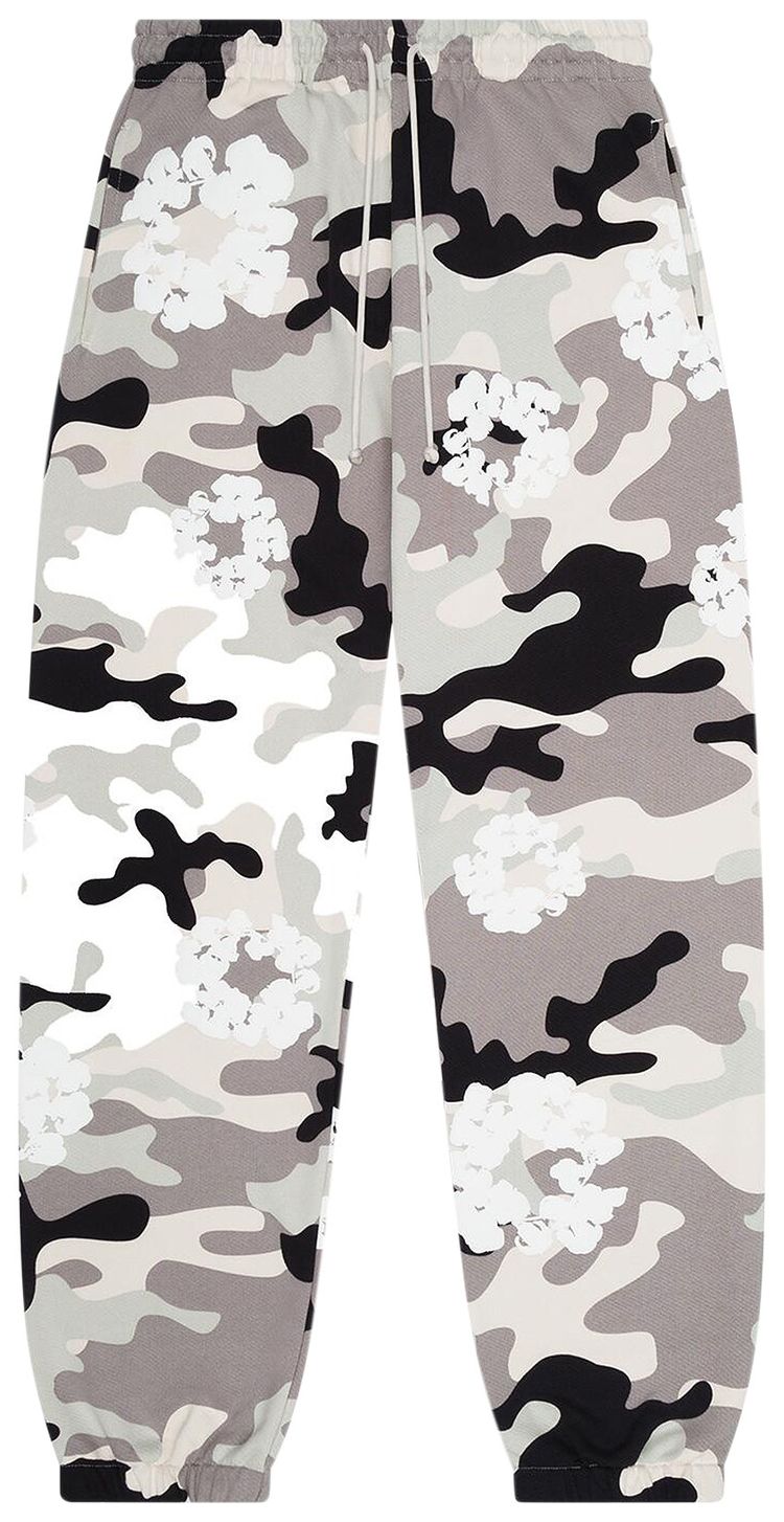 Denim Tears Wreath Sweatpant White Camo