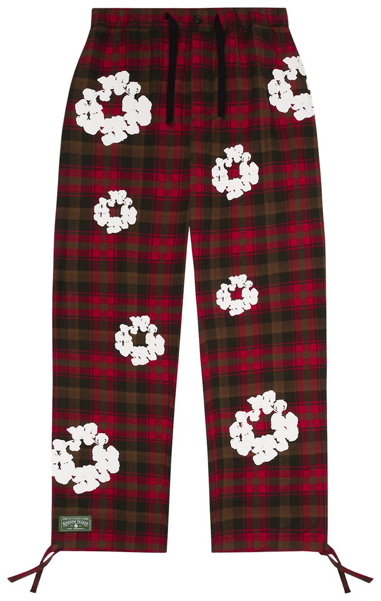 Denim Tears Wreath Pajama Pants Red