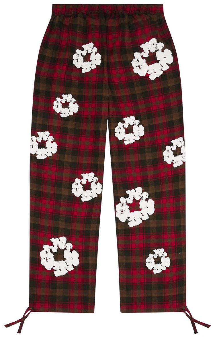Denim Tears Wreath Pajama Pants Red
