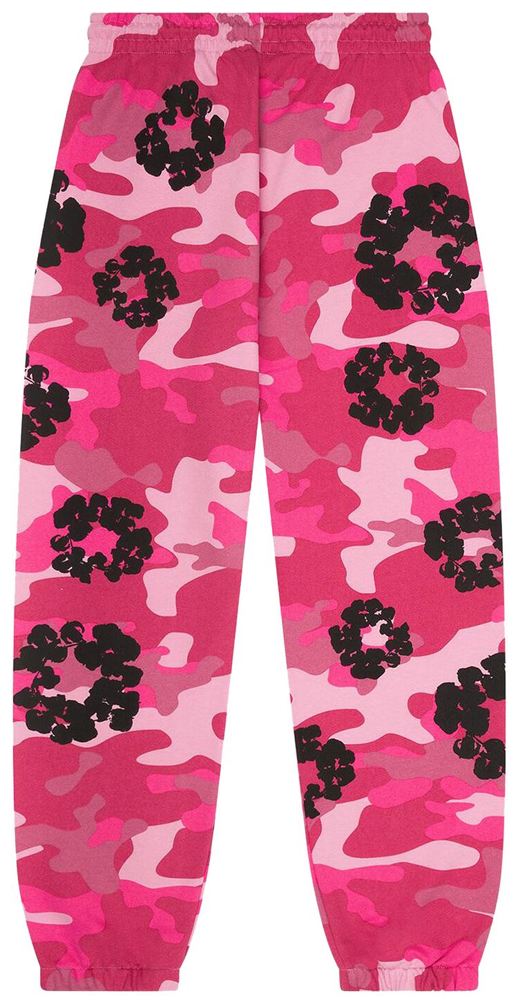 Denim Tears Wreath Sweatpant Pink Camo