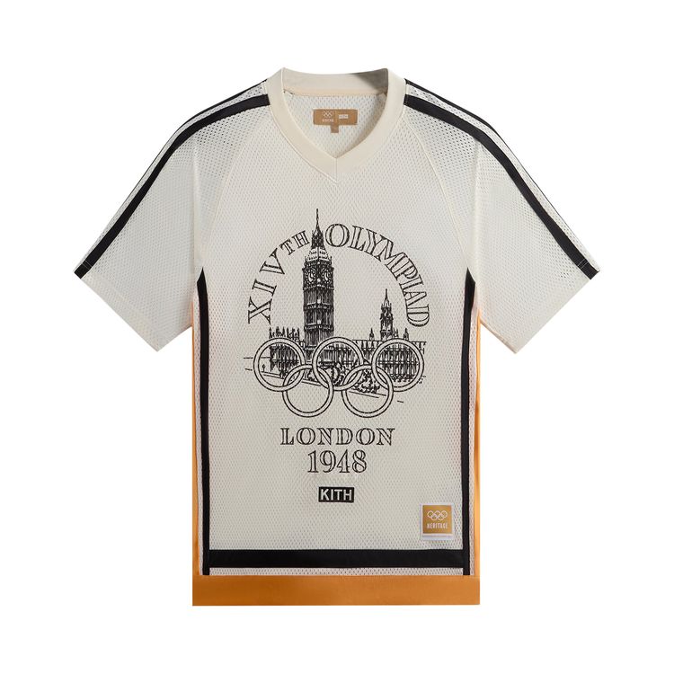 Kith Olympics Heritage 1948 London Mesh Leon Jersey Silk