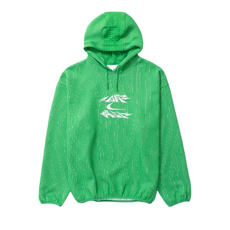 Off White x Nike NRG Engineered Hoodie Kelly Green