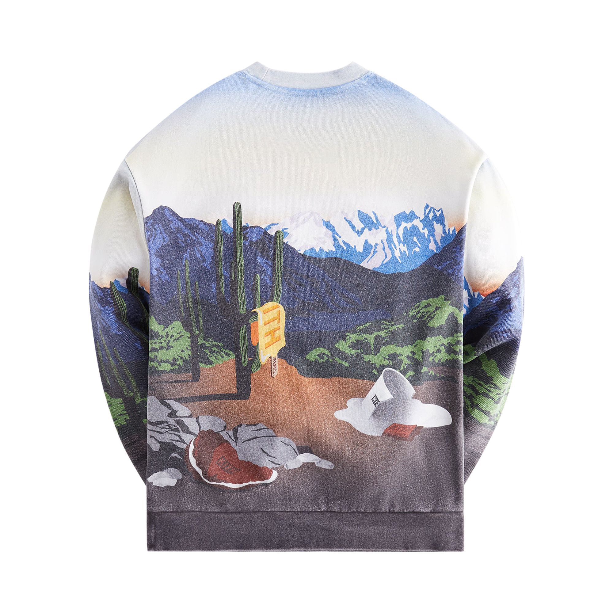 Buy Kith Treats Desert Sunrise Nelson Crewneck 'Helium