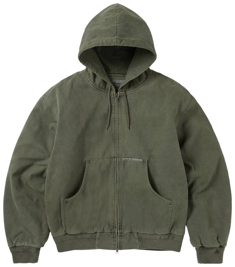 thisisneverthat Overdyed Hooded Jacket Olive