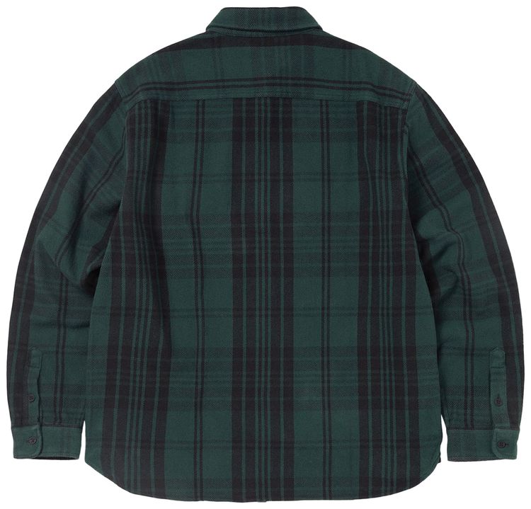 thisisneverthat Big Flannel Work Shirt Green