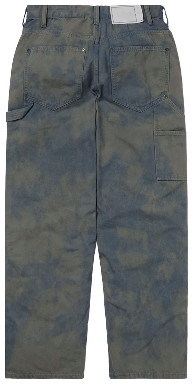 thisisneverthat Bleached Double Knee Pant Blue