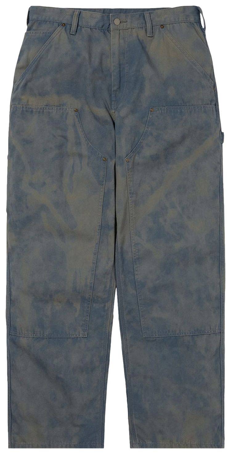 thisisneverthat Bleached Double Knee Pant Blue