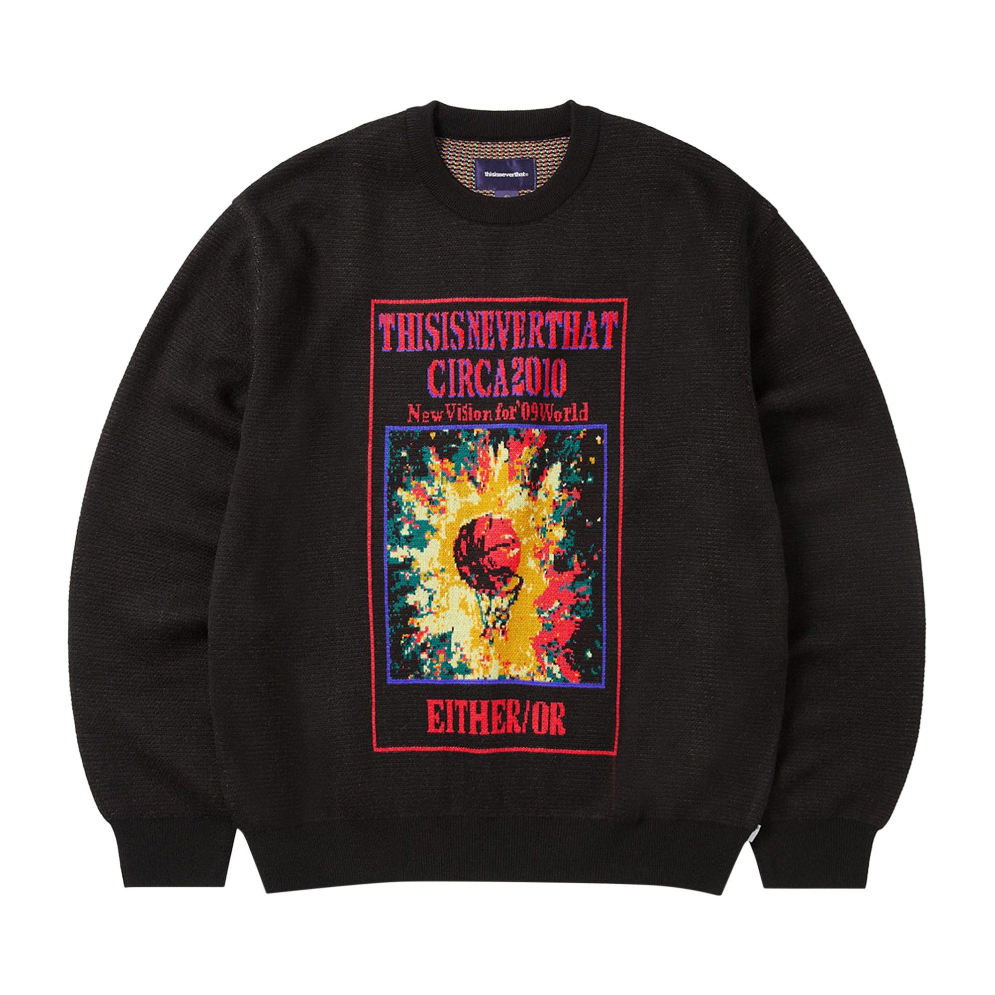 Buy thisisneverthat Basketball Hoop Knit Sweater 'Black