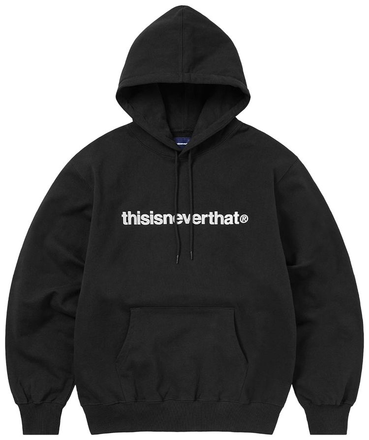 thisisneverthat T Logo Hoodie Black